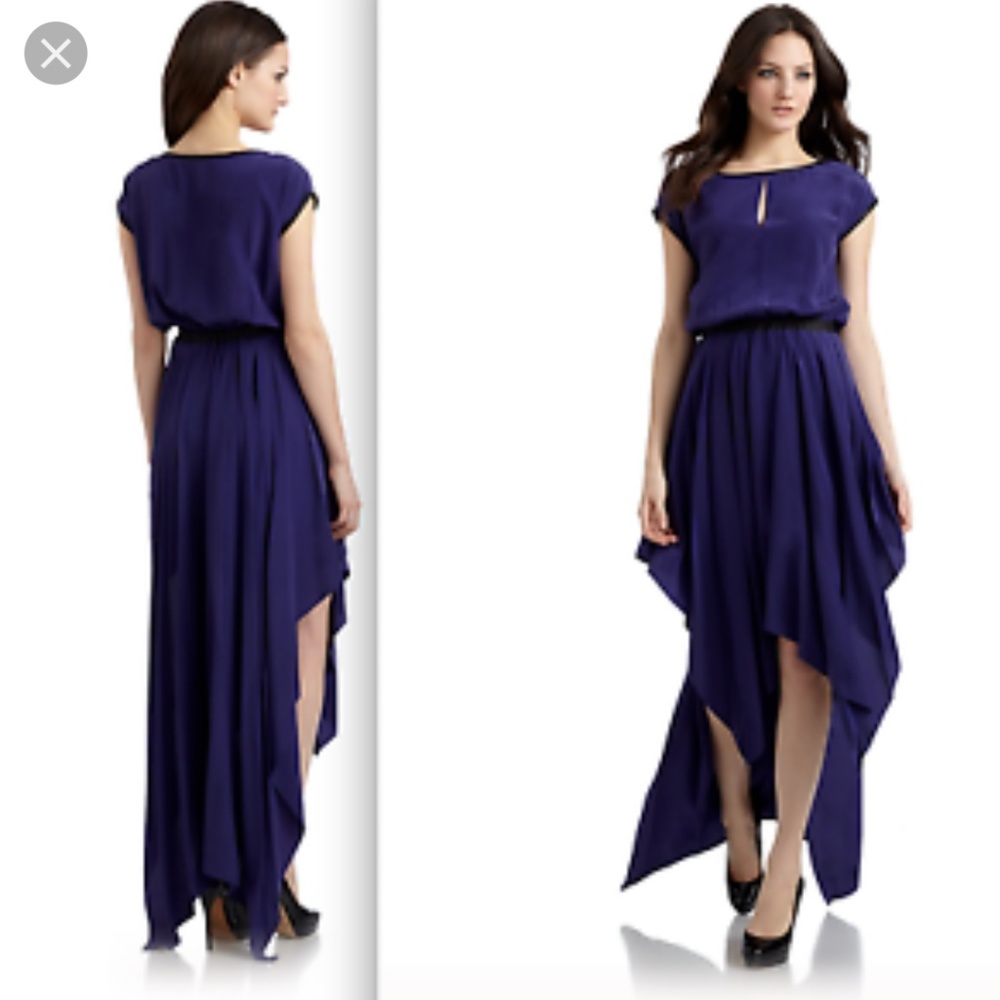 Cut25 Yigal Azrouel silk and leather dress